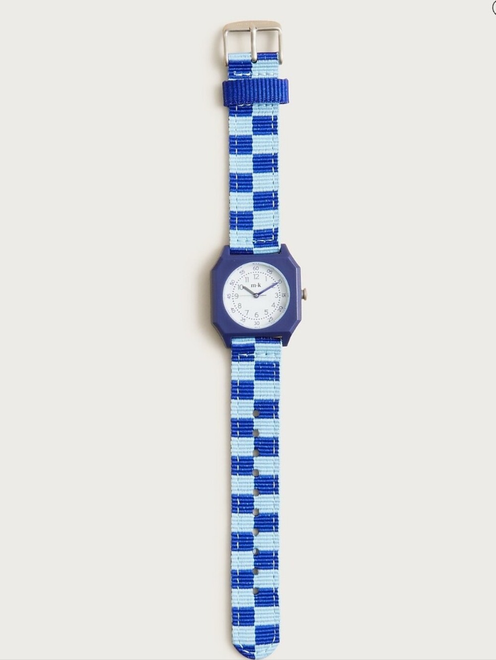 Crewcuts Mini Kyomo kids' watch in stripe - Blue Sunday